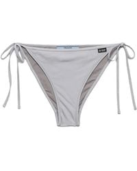 Prada - Bragas De Bikini De Tejido Jersey - Lyst