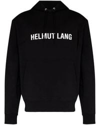 Helmut Lang - Sudadera Con Capucha Y Logo - Lyst