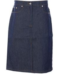 A.P.C. - Five-Pockets Midi Skirt - Lyst