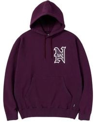 Neighborhood - Logo-Print Hooded Sweatshirt - Lyst