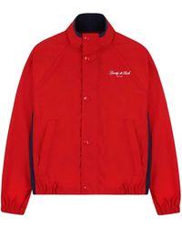 Sporty & Rich - Logo-Embroidered Bomber Jacket - Lyst