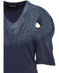 Kiko Kostadinov Celritatem Padded Skirt in Blue | Lyst Canada