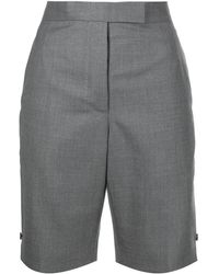 Thom Browne - Pantalones cortos de vestir con talle alto - Lyst