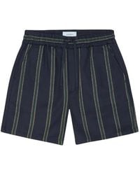 Les Deux - Lawson Striped Drawstring Shorts - Lyst