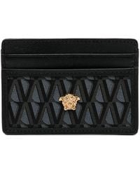 Versace - Porte-Cartes À Logo - Lyst