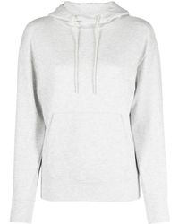 Vince - Drawstring Cotton Hoodie - Lyst