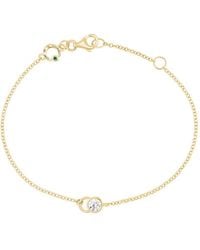COURBET - 18Kt Recycled Laboratory-Grown Diamond Co Chain Bracelet - Lyst