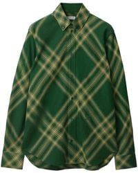 Burberry - Camicia A Quadri - Lyst