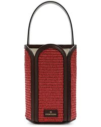 La Portegna - Barbara Woven Bucket Bag - Lyst
