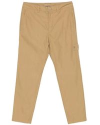 Stone Island - Logo Patch Chinos - Lyst