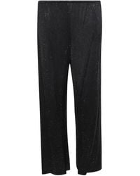 Alexander Wang - Sparkle-Detail Wide-Leg Trousers - Lyst