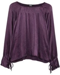 Dixie - Crinkled-Finish Tie-Cuff Top - Lyst