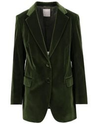 Latorre - Velvet Single-Breasted Blazer - Lyst