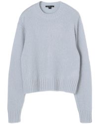 James Perse - Jersey de manga larga con cuello redondo - Lyst