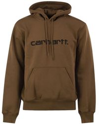 Carhartt - Hooded Carhartt Sweatshirt - Lyst