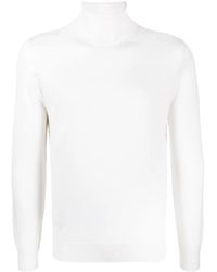ZEGNA - Roll-Neck Fine-Knit Jumper - Lyst