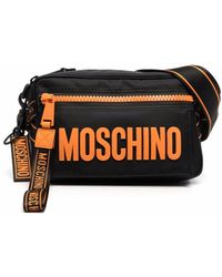 moschino logo belt bolsa