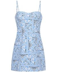 Cara Cara - Claudine Heart-Tile Mini Dress - Lyst