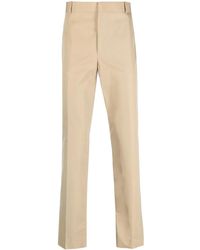 McQueen - Cotton Cigarette Trousers - Lyst