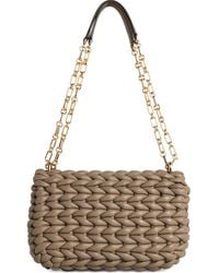 MICHAEL Michael Kors - Geweven Schoudertas Met Ketting - Lyst
