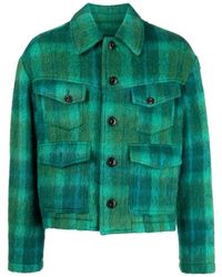 ANDERSSON BELL - Toulouse Checked Shirt Jacket - Lyst