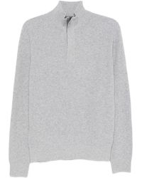 Canali - Ribbed High-Neck Sweater - Lyst