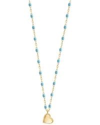 Gigi Clozeau - Lucky Heart Mini Gigi Necklace - Lyst