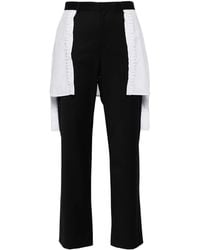 Undercover - Layered Wool-Blend Trousers - Lyst