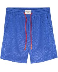 Just Cavalli - Pantalones cortos de chándal con logo en jacquard - Lyst