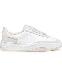 Geox - Baskets Dynamia En Cuir À Empiècements - Lyst