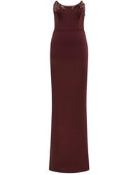 Rebecca Vallance - Alora Strapless Embellished Maxi Dress - Lyst
