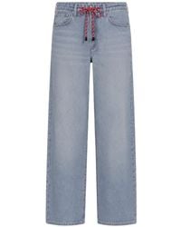 Rag & Bone - Rb Miramar Denim-Print Drawstring Trousers - Lyst