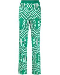 Etro - Trousers Green - Lyst
