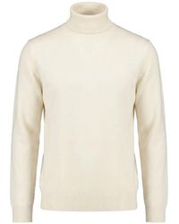 Drumohr - Roll-Neck Wool Sweater - Lyst