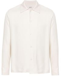 Sandro - Camp-collar Button-up Shirt - Lyst