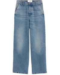 Ami Paris - Wide-Fit Cotton Jeans - Lyst