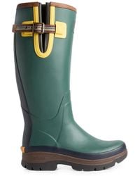 Barbour - X Paul Smith Buckled Knee-High Boots - Lyst