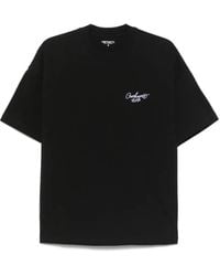 Carhartt - Signature Script T-Shirt - Lyst