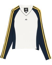 adidas - X Miaou Striped Long-Sleeve Top - Lyst