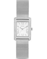 Guess - Crystal Rectangular 30Mm Watch - Lyst