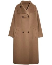 Malo - Double-Breasted Oversized Coat - Lyst