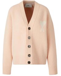 Ami Paris - Cárdigan Ami de Coeur con botones - Lyst