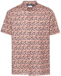 PS by Paul Smith - Palm Tree-print Short-sleeve Shirt - Lyst