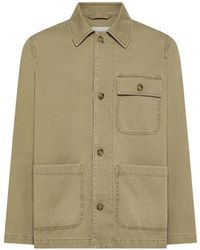 Seventy - Buttoned Patch-Pocket Overshirt - Lyst