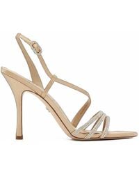 Sam Edelman - Charli Glam Crystal-Embellished Sandals - Lyst