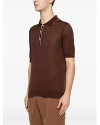 Tagliatore - Buttoned Polo Shirt - Lyst