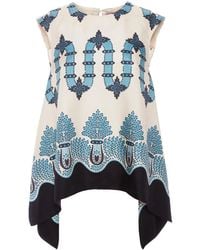 La DoubleJ - Silk San Carlo Sleeveless Top - Lyst
