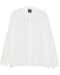 Marina Rinaldi - Long-Sleeve Buttoned Shirt - Lyst