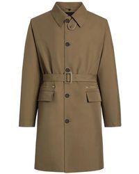 Dolce & Gabbana - Single-Breasted Cotton Trench Coat - Lyst