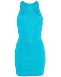 Isa Boulder - Mini-Jurk Met Ronde Hals - Lyst